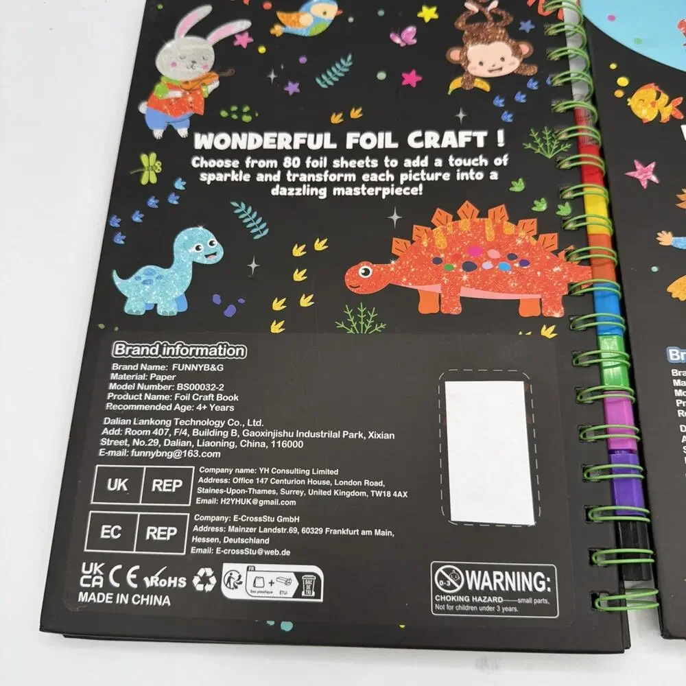 Arts & Crafts Activity, Foil Craft Animal DIY Art Fun Kits, No Mess Creativity 2